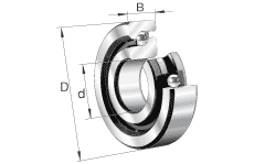 High precision ball screw support bearing 7602065-TVP