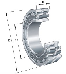 Self-aligning,double row roller bearing 24026 CC/W33