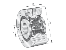 INA ZKLF50115-2RS angular contact thrust ball bearings