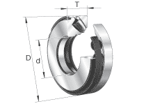 Spherical roller thrust bearing 29317 E