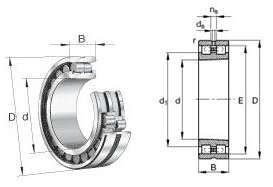 NN3006K/SP cylindrical roller bearings 30x55x19mm