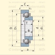 SF5811PX1 Excavator bearings ball bearing