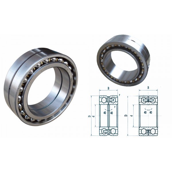 573446 FAG angular contact ball bearing,double row,thrust bearings for